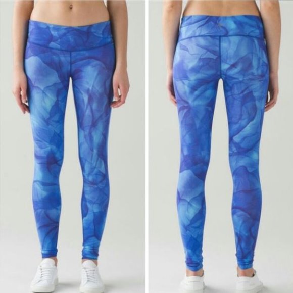 lululemon athletica Pants - Lululemon Midnight Tulle Workout Leggings - Sz 4